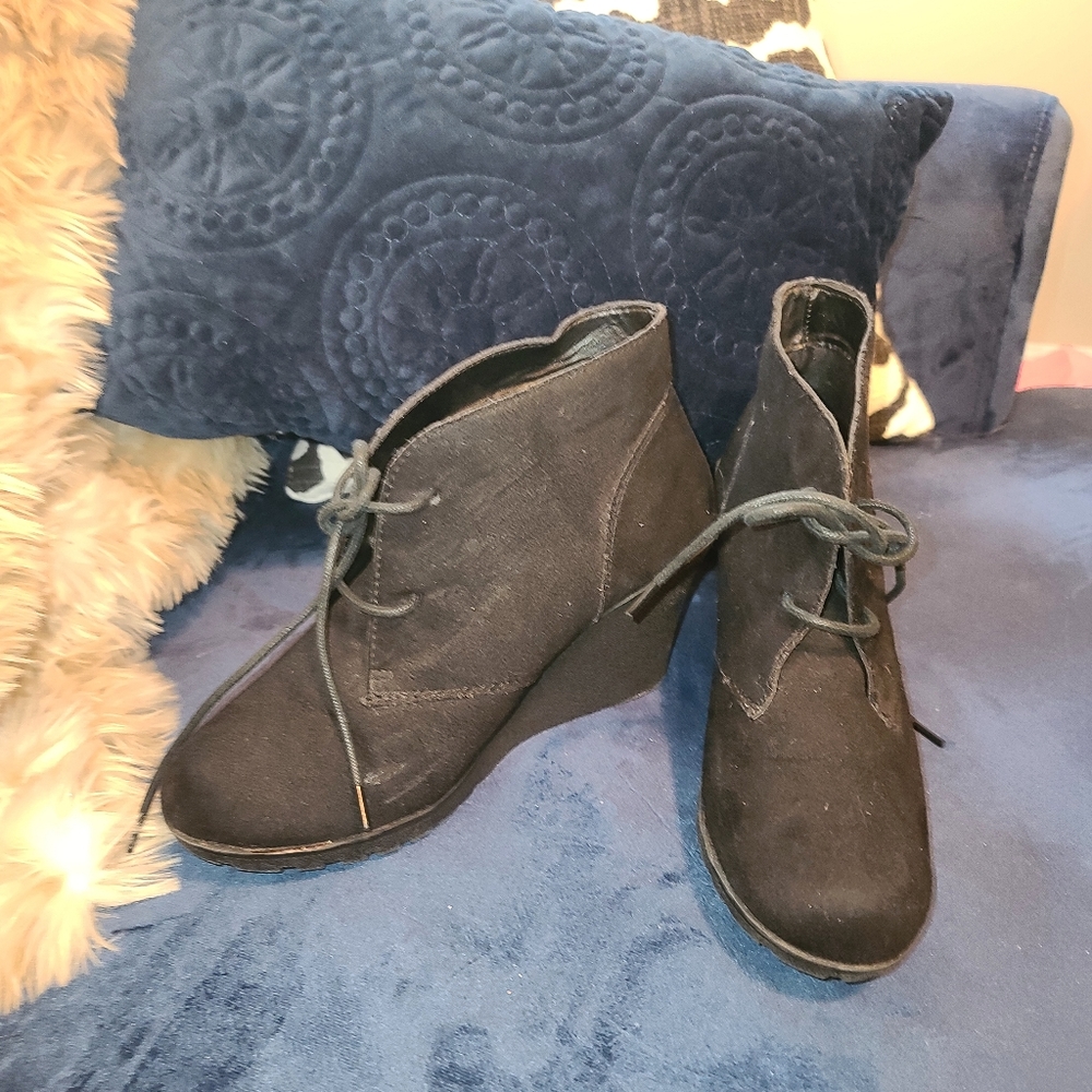 Black booties
